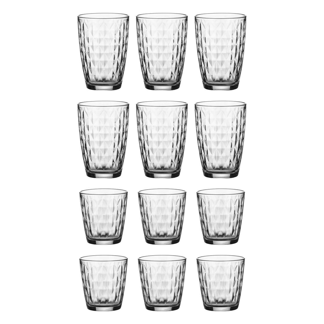 Ravenhead0042.509 Essentials Jewel Assorted Tumbler 12 Piece Set Including 38cl Hiball 6 x 27cl Mixer Glasses