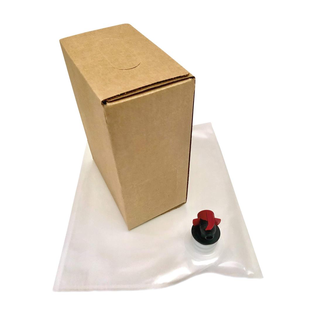 3L Wine Bag-In-Box Kits [Eco-Friendly Wine Bottle Alternative] - Easily Bottle, Dispense & Store Your Wines - Perfect For Home Winemakers (3L Bag-In-Box Kits, 6 pack)