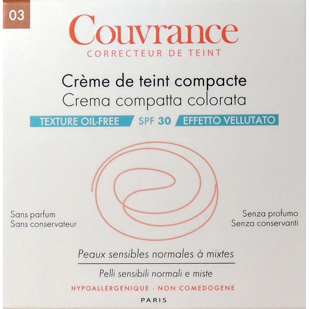 AveneCouvrance Compact Foundation - 03 Beige - Oil Free 9.5g