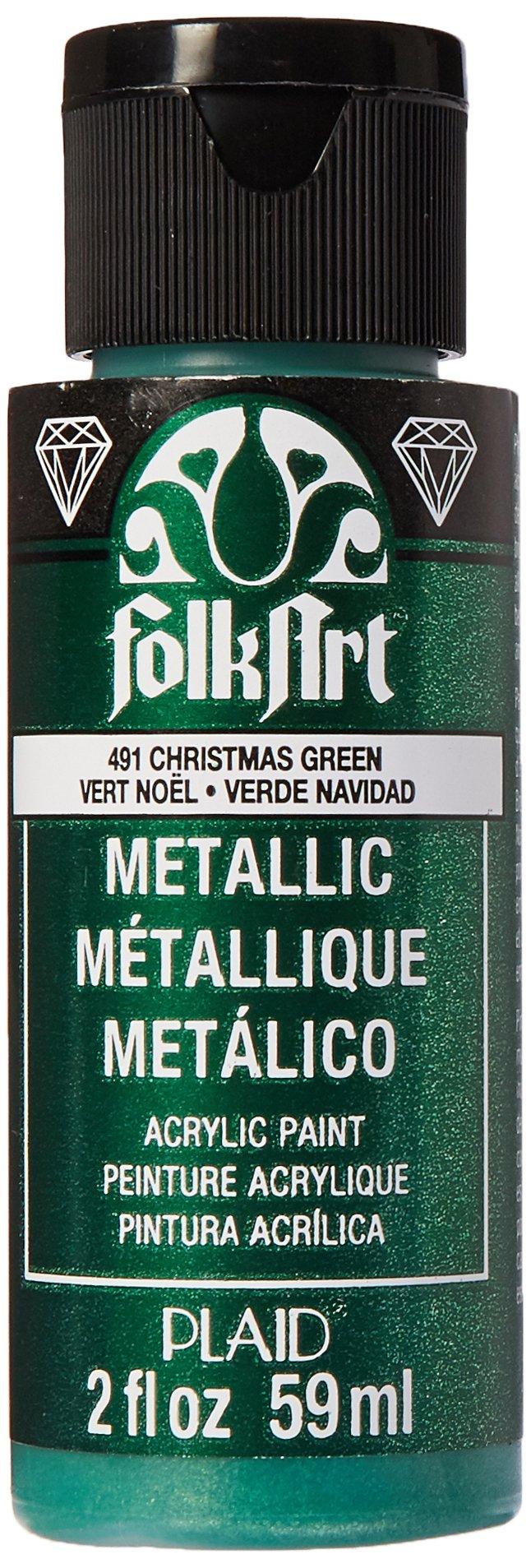 FolkArt K491 Acrylic Paint, 2 Fl Oz (Pack of 1), Green