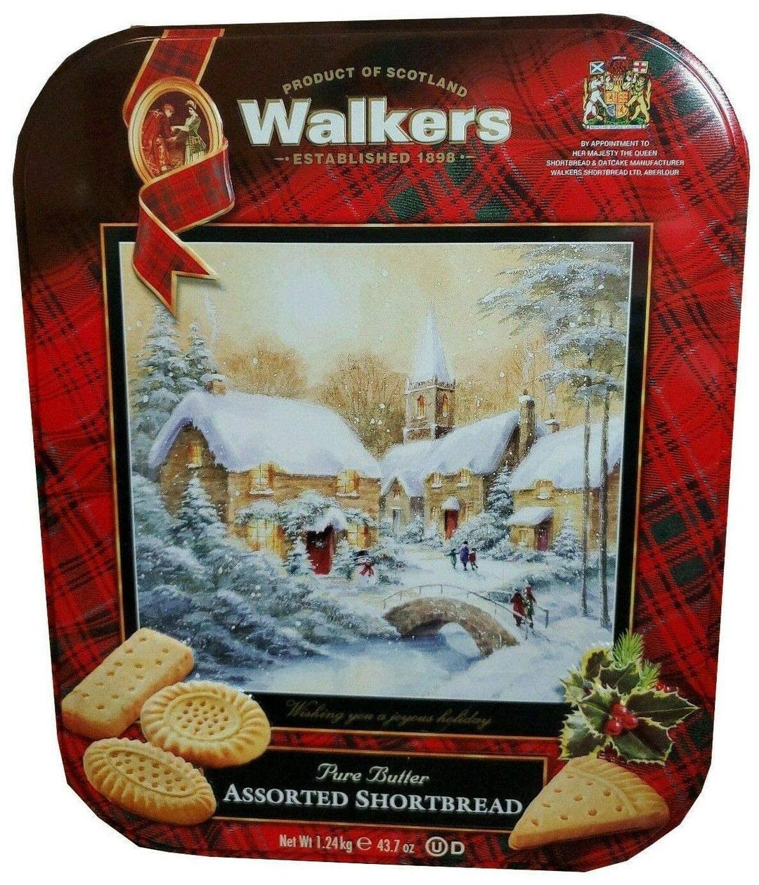 KIRKLANDSignature Walkers Premium Shortbread Selection Gift Tin (2.73 Pounds)