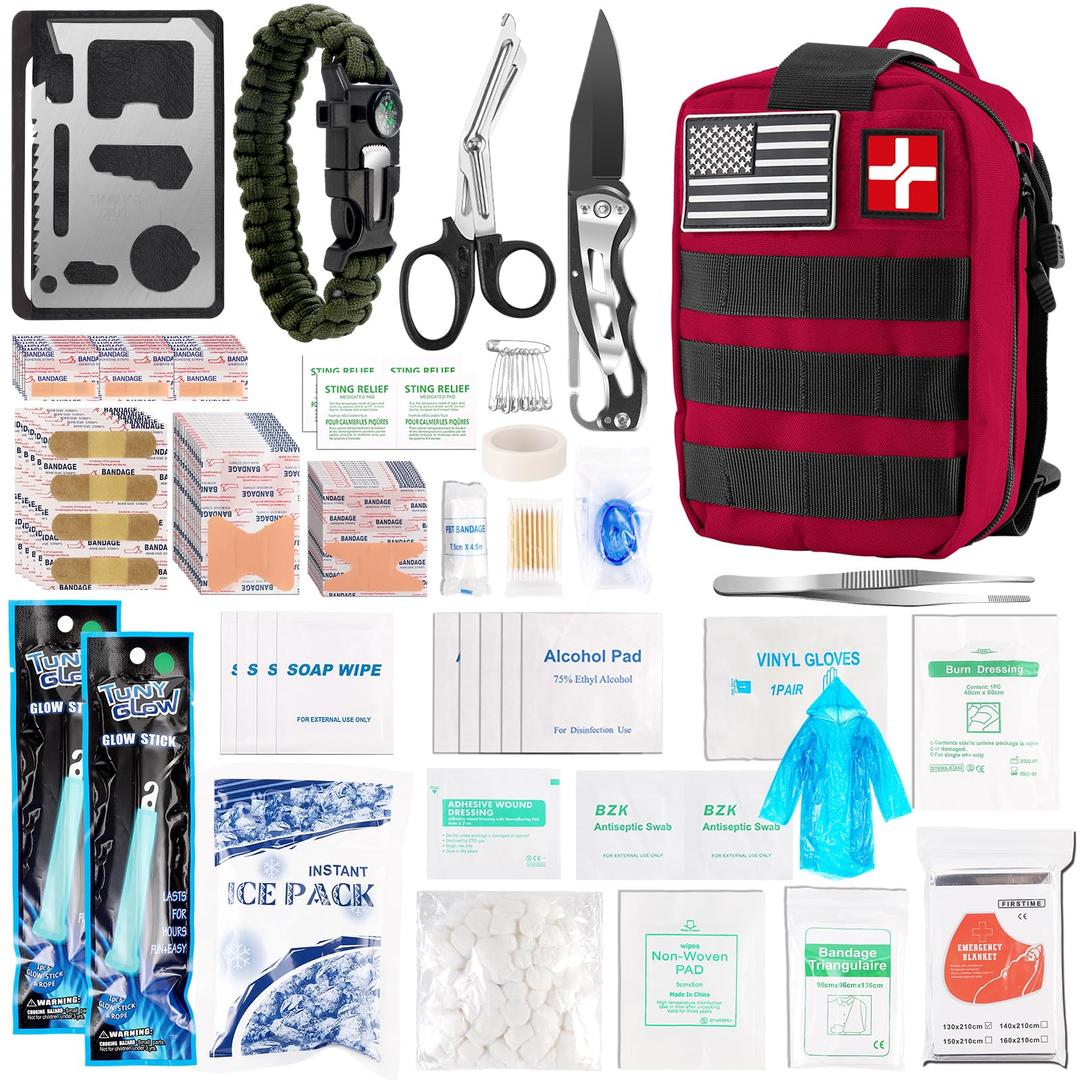 Survival First Aid Kit for Men Dad Husband Who Likes Camping Outdoor Adventure