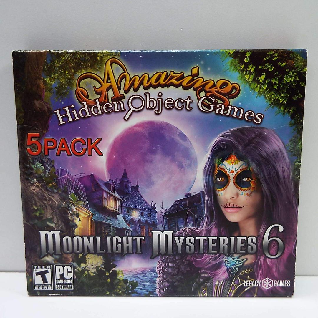 Amazing Hidden Object Games, Moonlight Mysteries 6 (5 pack)