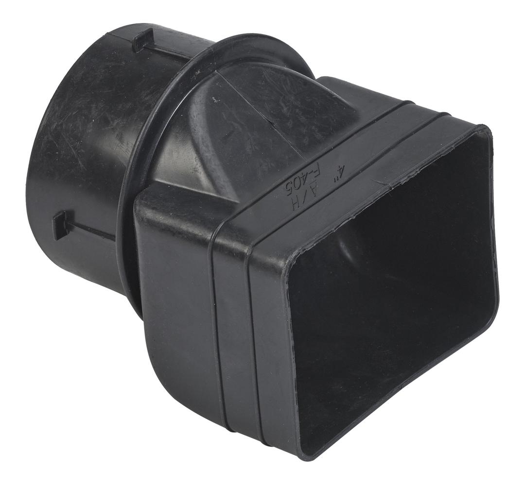 Mutual Industries Downspout Adapter, 3" x 4" x 4"