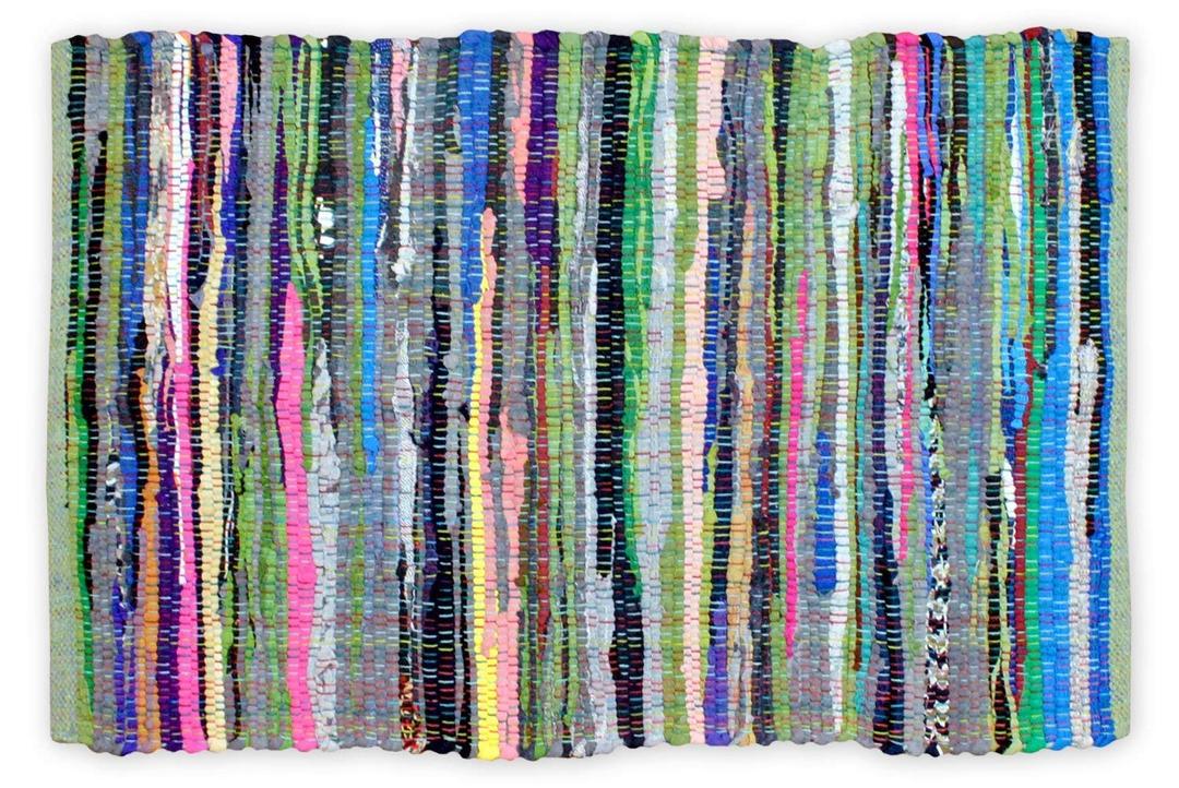 DII Chindi Home Collection Handwoven Multicolor Area Rag Rug, 20x31.5