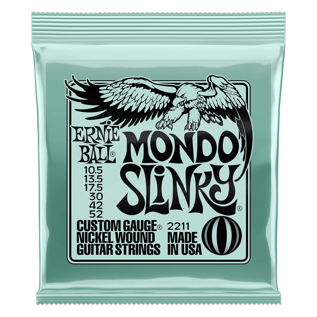 Ernie BallMondo Slinky Nickelwound Electric Guitar Strings 10.5-52 Gauge