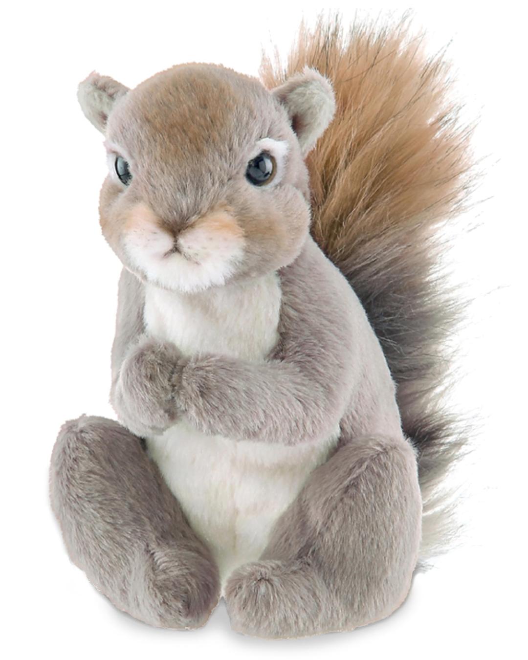 Bearington Lil' Peanut The Squirrel Stuffed Animal, 7 Inch Realistic Stuffed Animal