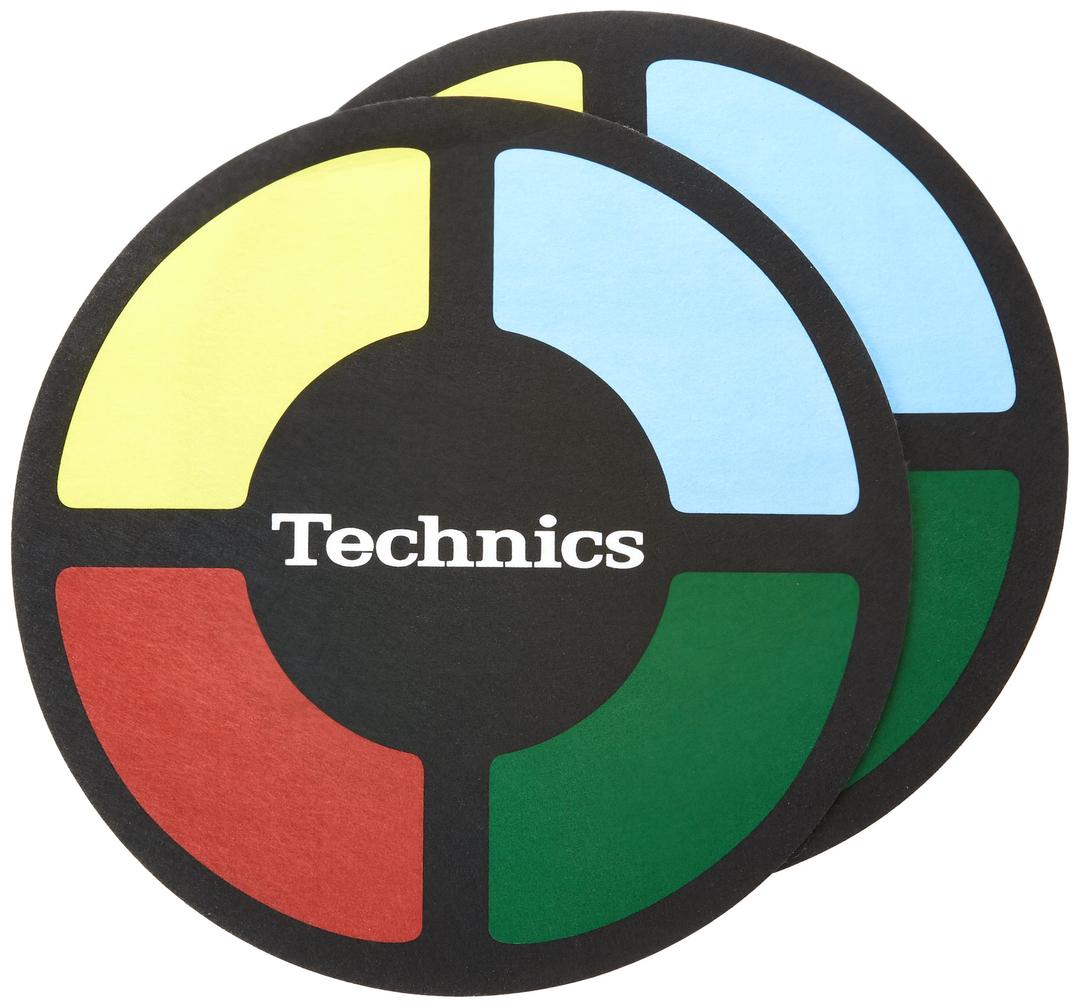 Technics Slipmat 60670 Pair Simon For Club Home Djs Studio Environment