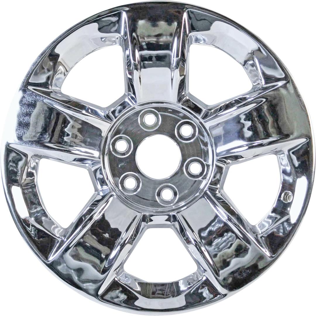 Factory Wheel Replacement New 20x9" 20 Inch Chrome Aluminum Alloy Wheel Rim for Chevrolet Tahoe Suburban Silverado 1500 Year 2014 2015 2016 2017 2018 | ALY05651U85N