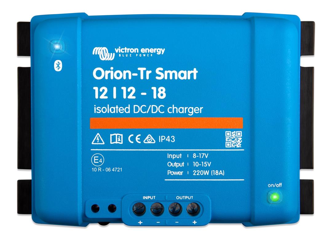 Victron EnergyOrion-Tr Smart DC to DC Charger (Bluetooth) - 12/12-Volt 18 amp 220-Watt - Battery Charger for Dual Battery Systems - Isolated