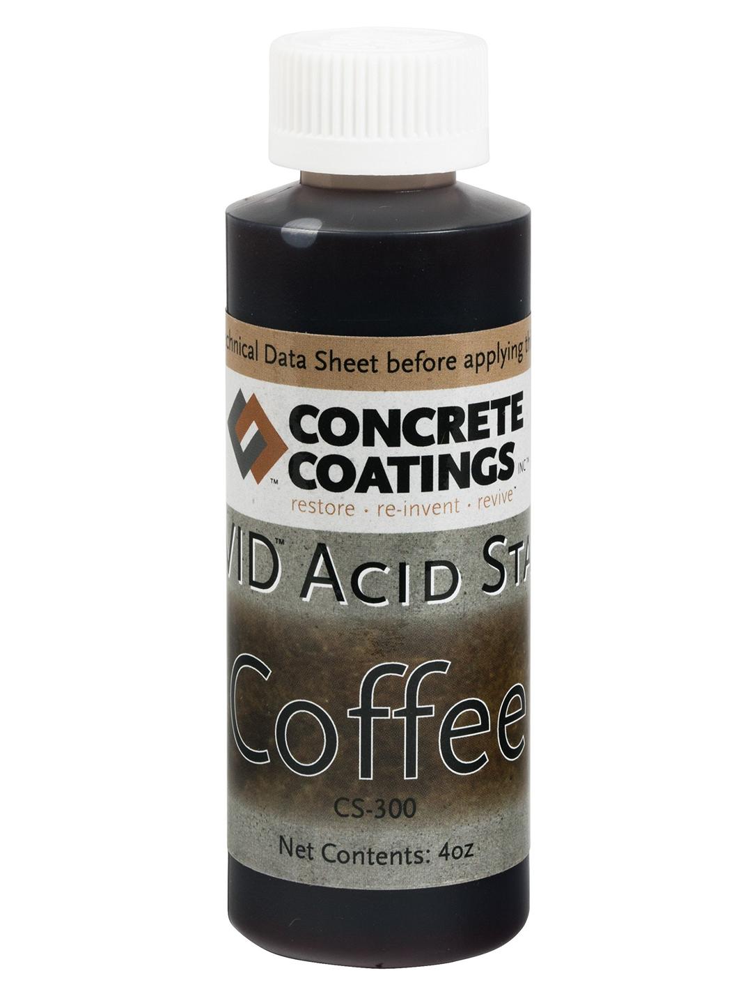 Vivid Acid Stain for Concrete Coffee 4OZ