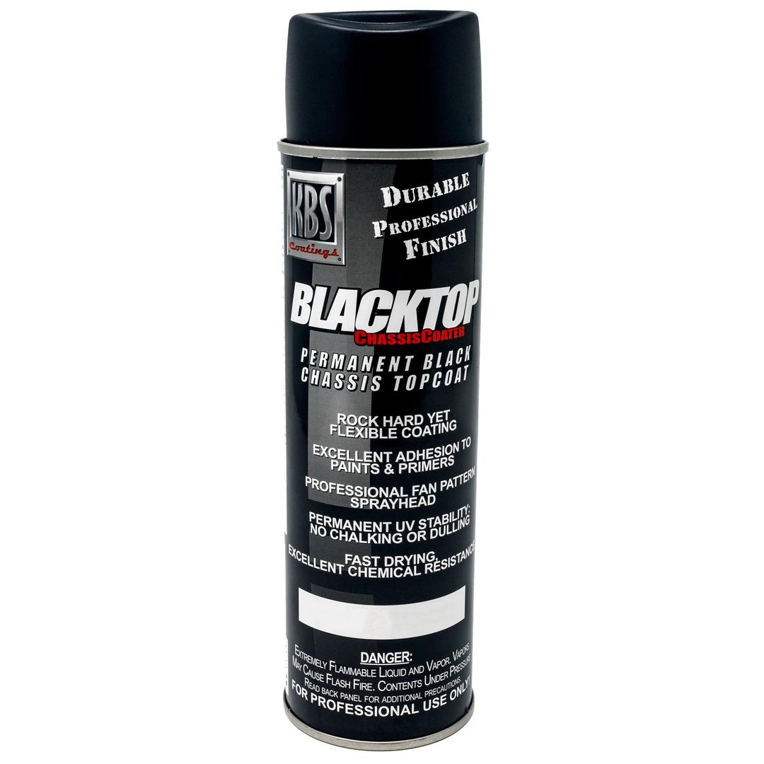 KBS Coatings 8102 OEM Satin Black BlackTop Chassis Paint - 16 fl. oz.