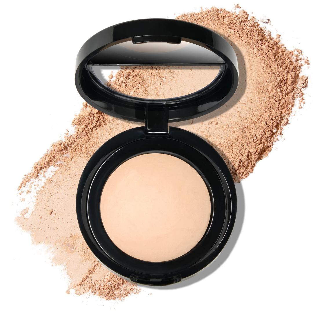 LAURA GELLER NEW YORKBaked Blurring + Setting Powder, Translucent Makeup Setting Powder For Soft-Focus Finish, Minimize Fine Lines and Pores, Porcelain/Fair