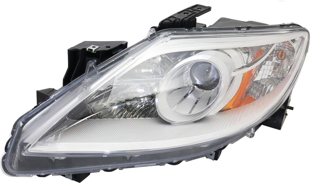 Evan Fischer Headlight Lens and Housing Compatible with 2010-2012 Mazda CX-9 Halogen Driver Side