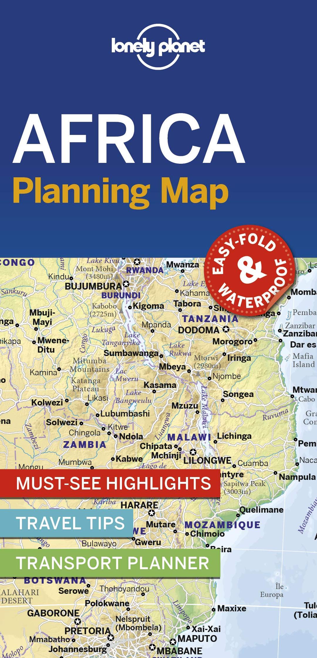 Lonely Planet Africa Planning Map