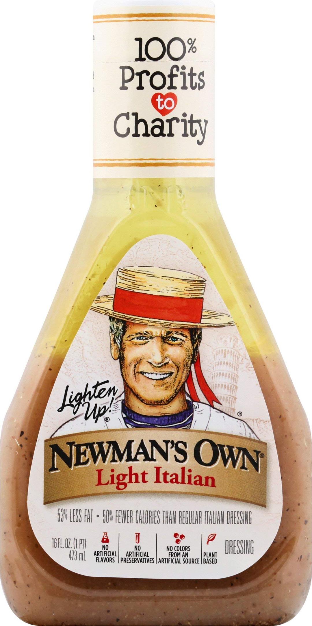 Newman's Own Light Italian Salad Dressing, 16 oz