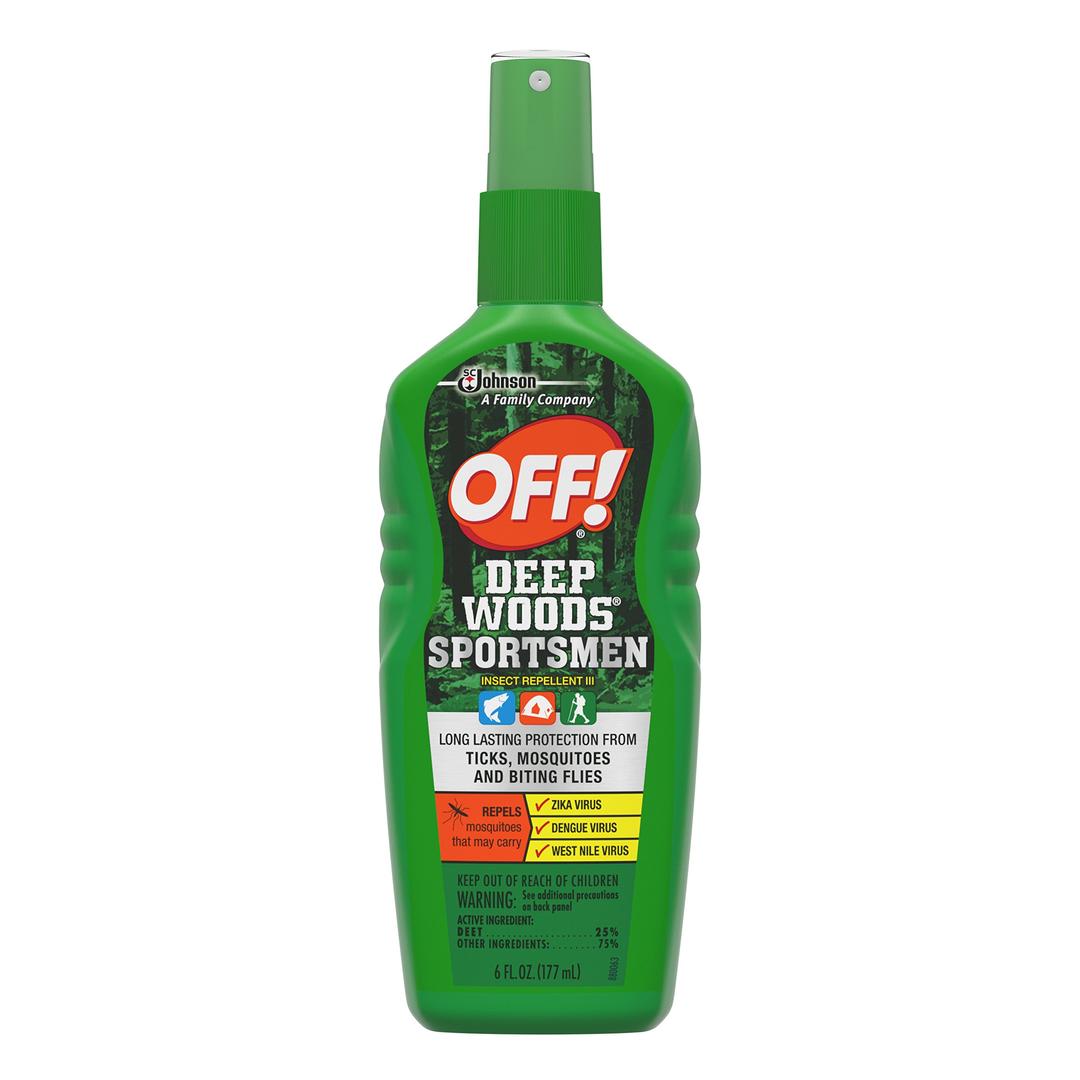 OFF! Deep Woods Sportsmen Insect Repellent Spritz, Bug Spray with Long Lasting Protection from Mosquitoes, 6 oz