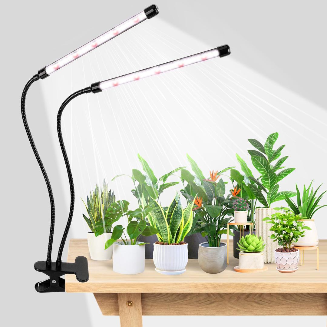 Grow Light 6500K Full Spectrum Plant Grow Lights 84 LED Plant Light with Clip Grow Lamp for Indoor Plants Growing Lamps