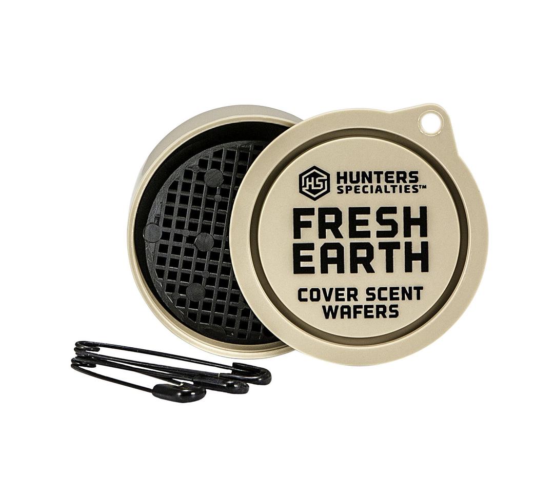 Hunters Specialties Long Lasting Cover Scent Wafers for Hunting - 3 Wafers Per Pack, 3 Safety Pins Included