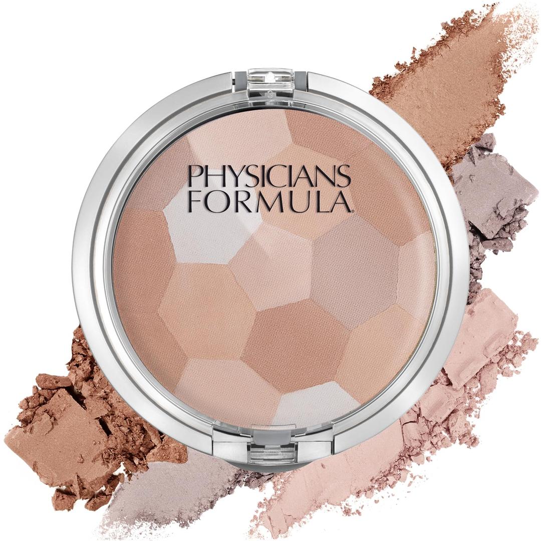 Physicians FormulaSetting Powder Palette Multi-Colored Pressed Finishing Powder Translucent, Natural Coverage, Dermatologist Tested, Clinicially Tested