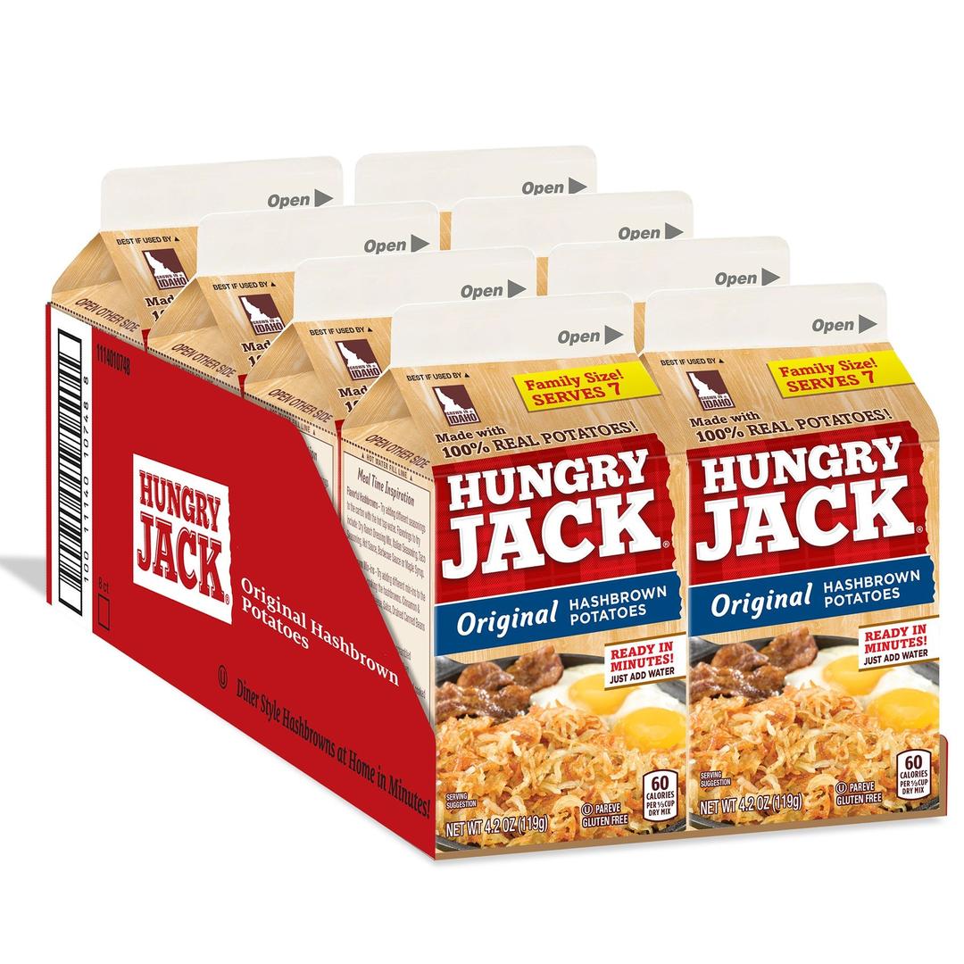 Hungry Jack Gluten Free Hash Browns, Original, 8 Count