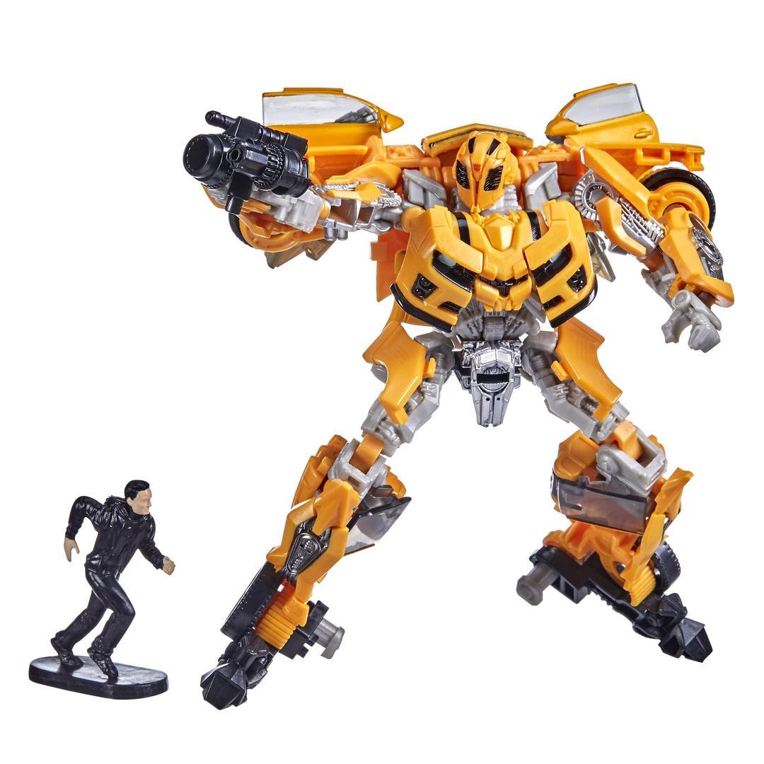 TransformersToys Studio Series 74 Deluxe Class Revenge of The Fallen Bumblebee & Sam Witwicky Figure, Ages 8 and Up, 4.5-inch