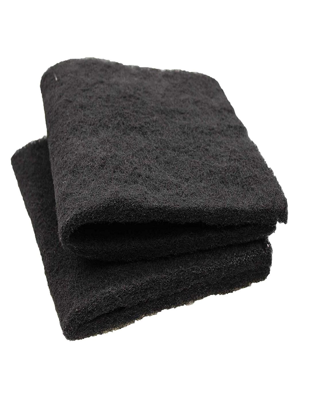 CFS – Pack of 2, Premium Super Activated Cut-to-Fit Carbon Pads for Aquariums – Pond Fresh Water & Saltwater Aquariums, Terrariums & Hydroponics – Charcoal Air Filter Sheet – 18" x 10"