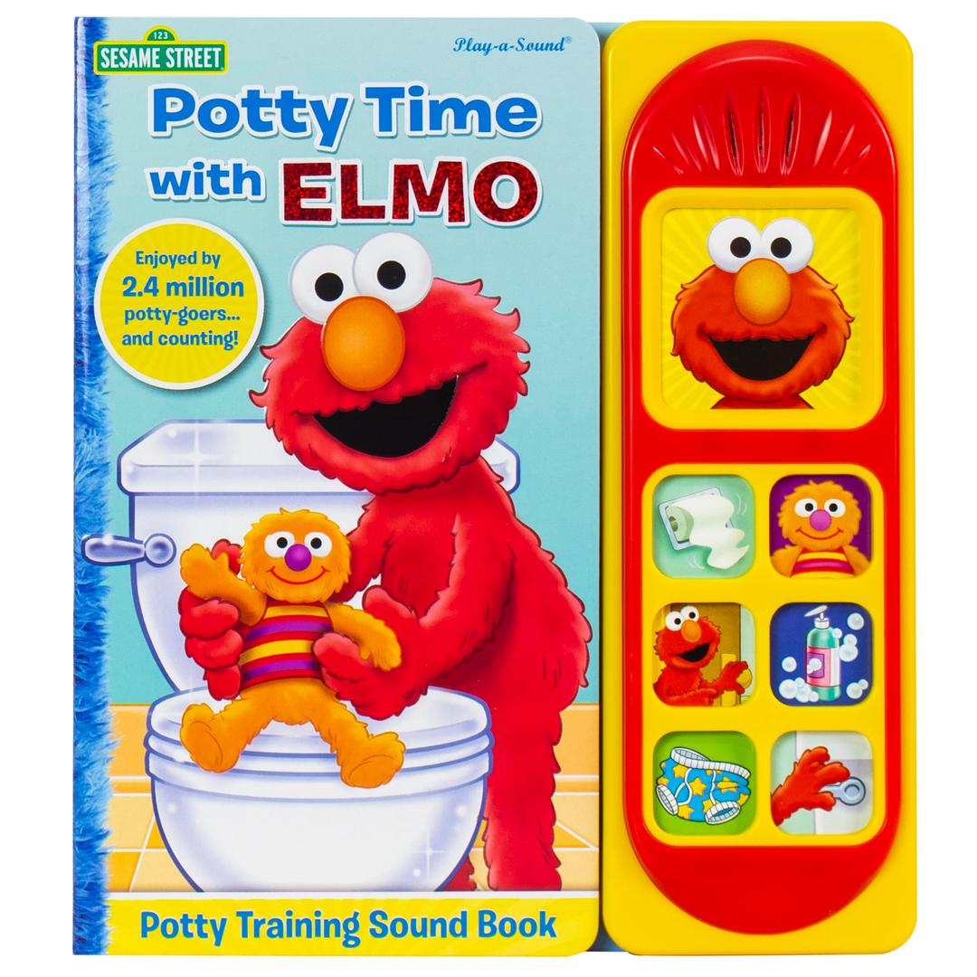 Sesame Street - Potty Time with Elmo - Potty Training Sound Book - PI Kids Board book – Sound Book, September 3, 2016