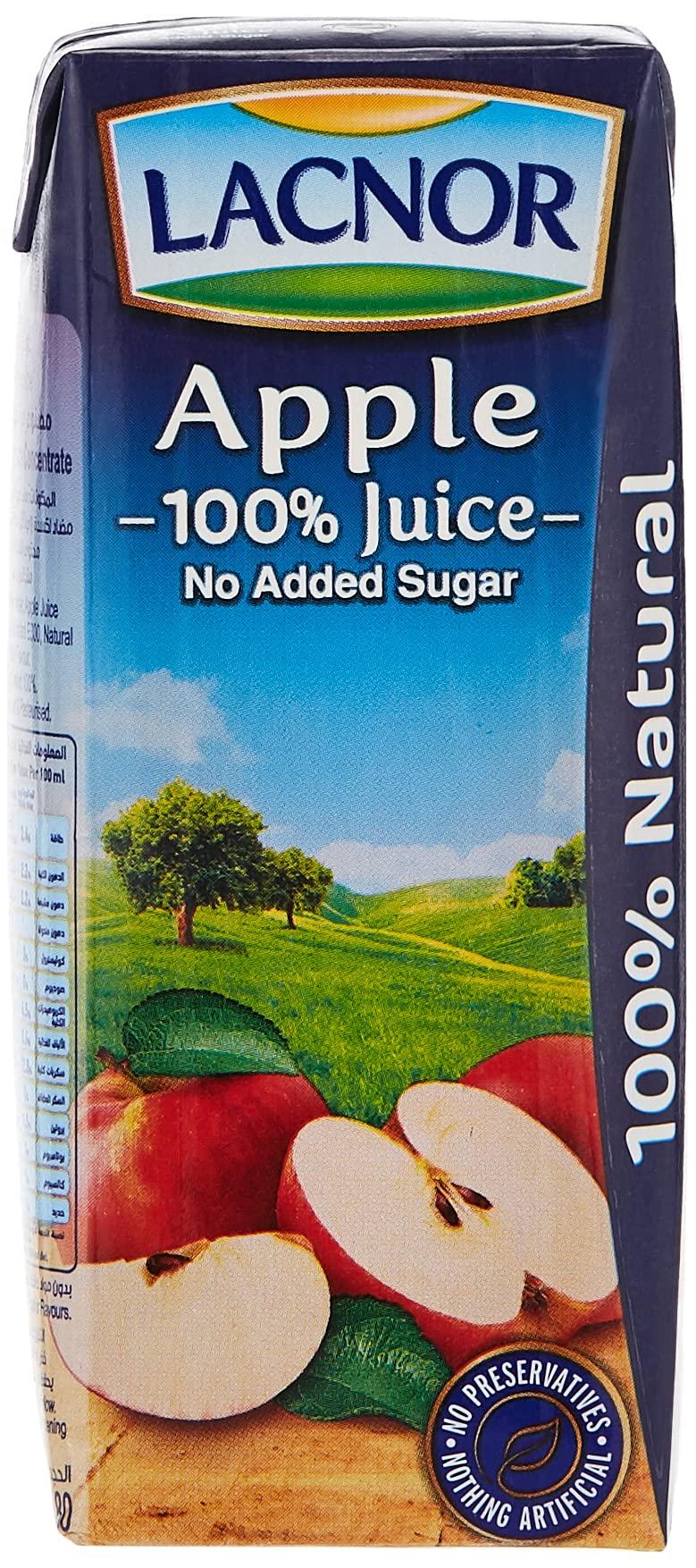 LacnorEssentials Apple Juice - 180 ML X 8