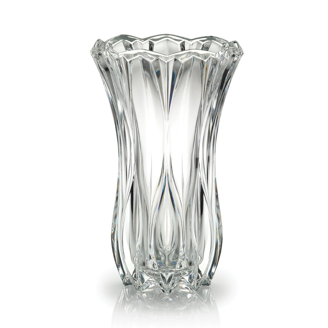 Mikasa Celebrations by Mikasa Blossom Crystal Vase, 12-Inch