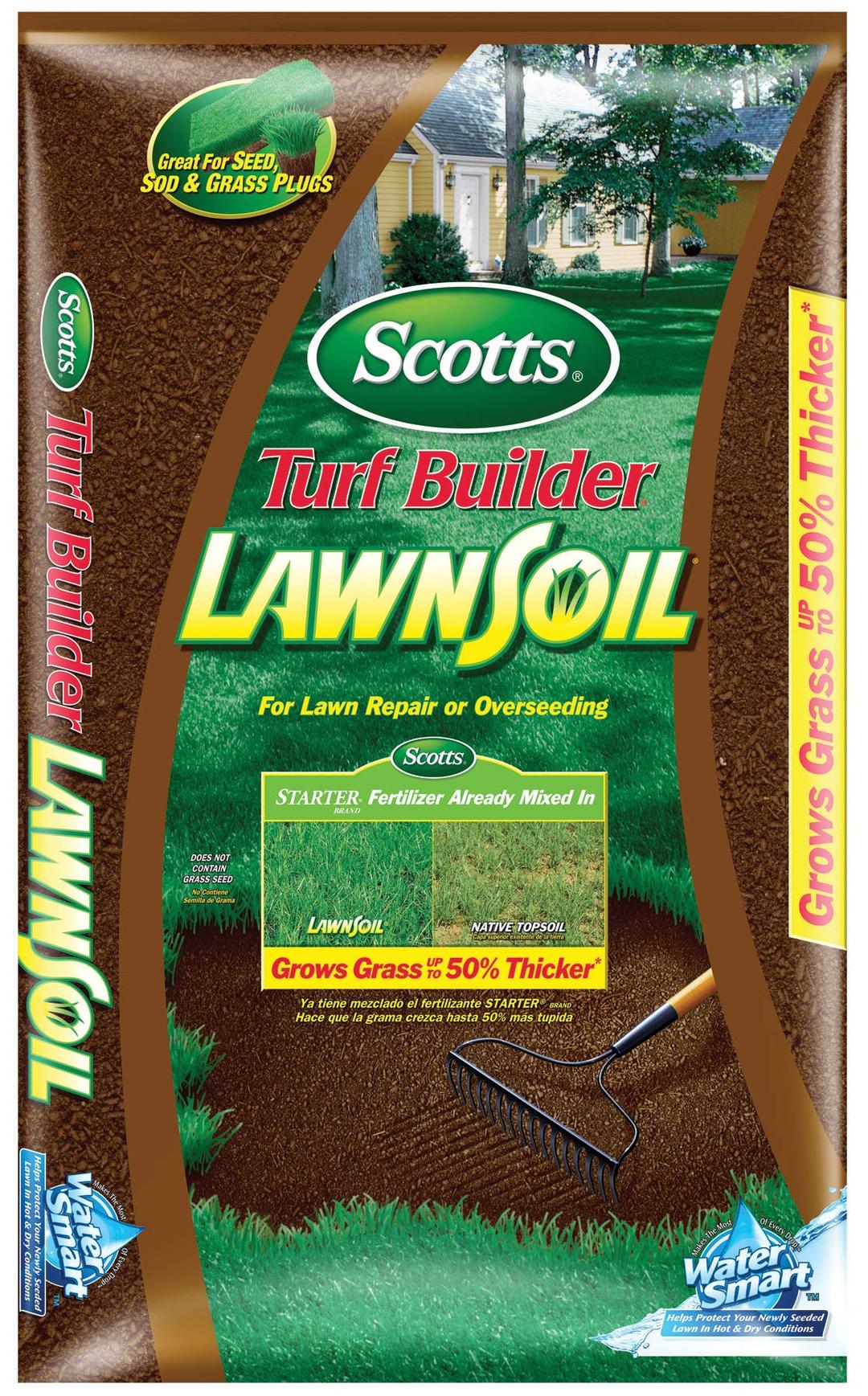 Scotts 79551750 Turf Builder LawnSoil, 1 cu. ft.