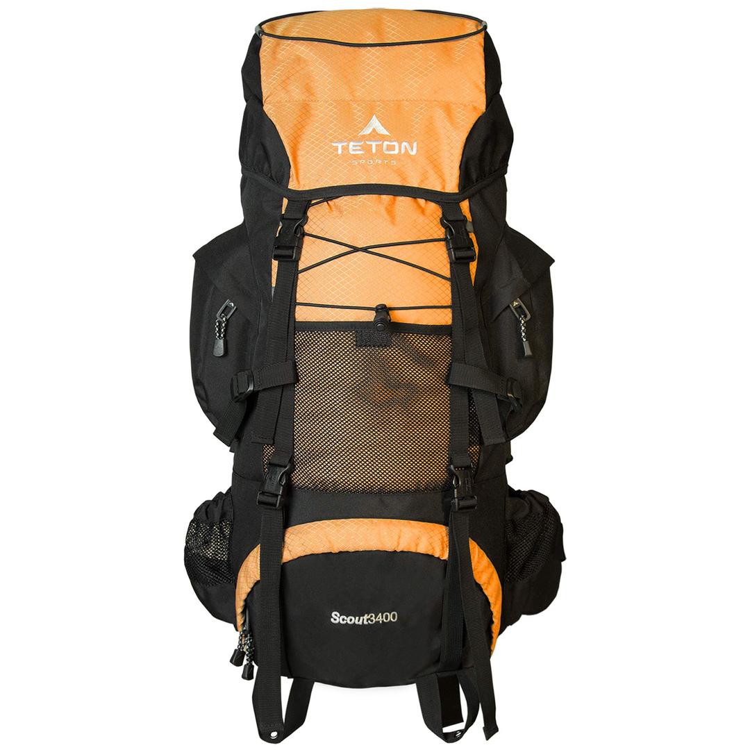 TETON 55L Scout Internal Frame Backpack for Hiking, Camping, Backpacking, Rain Cover Included