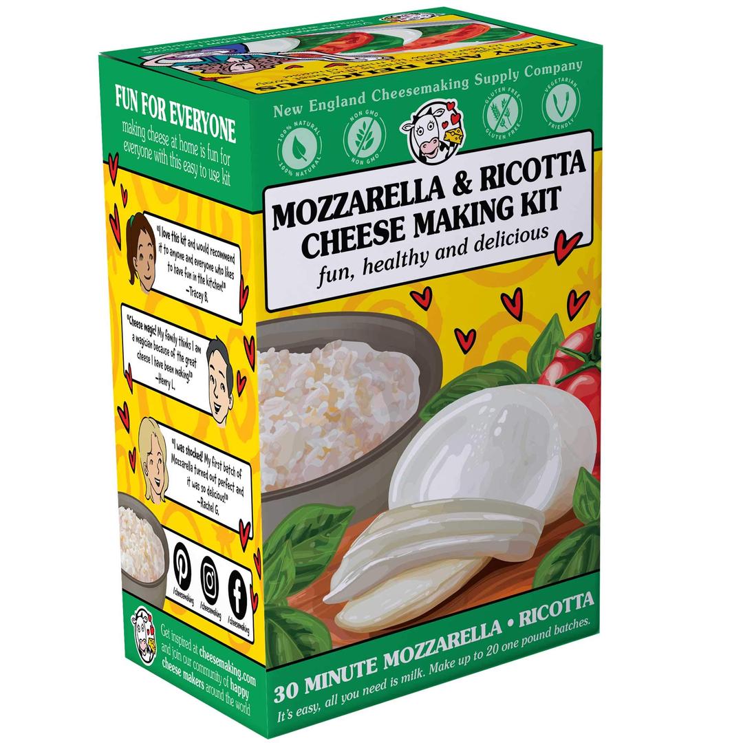 Mozzarella and Ricotta Cheese Making Kit