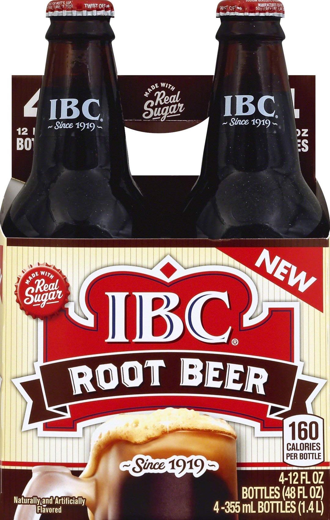 IBC, Root Beer, 12 Fl Oz (pack of 4)