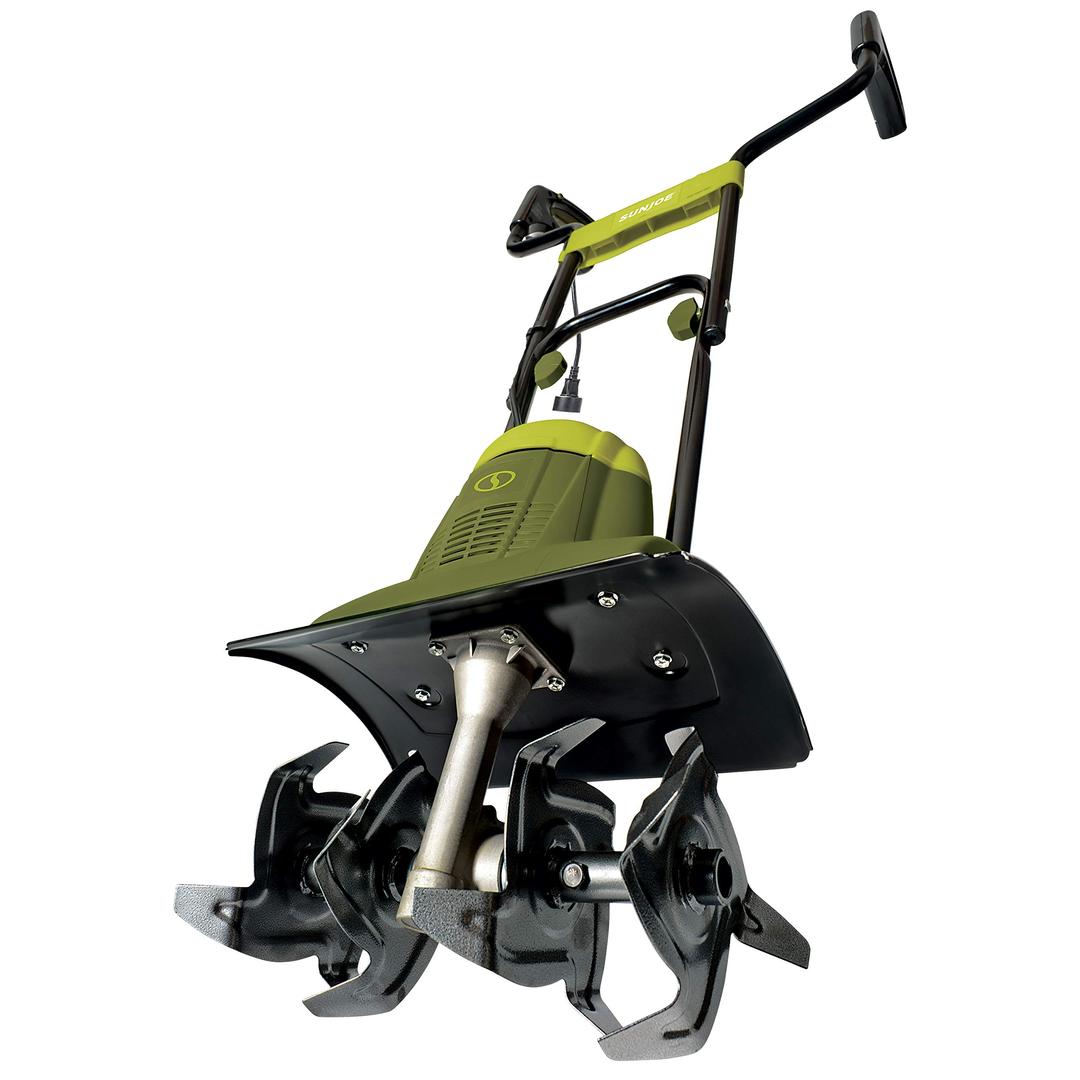 Sun Joe TJ600E Joe Inch 6.5 Electric Tiller/Cultivator, 14-IN 6.0 AMP, Green