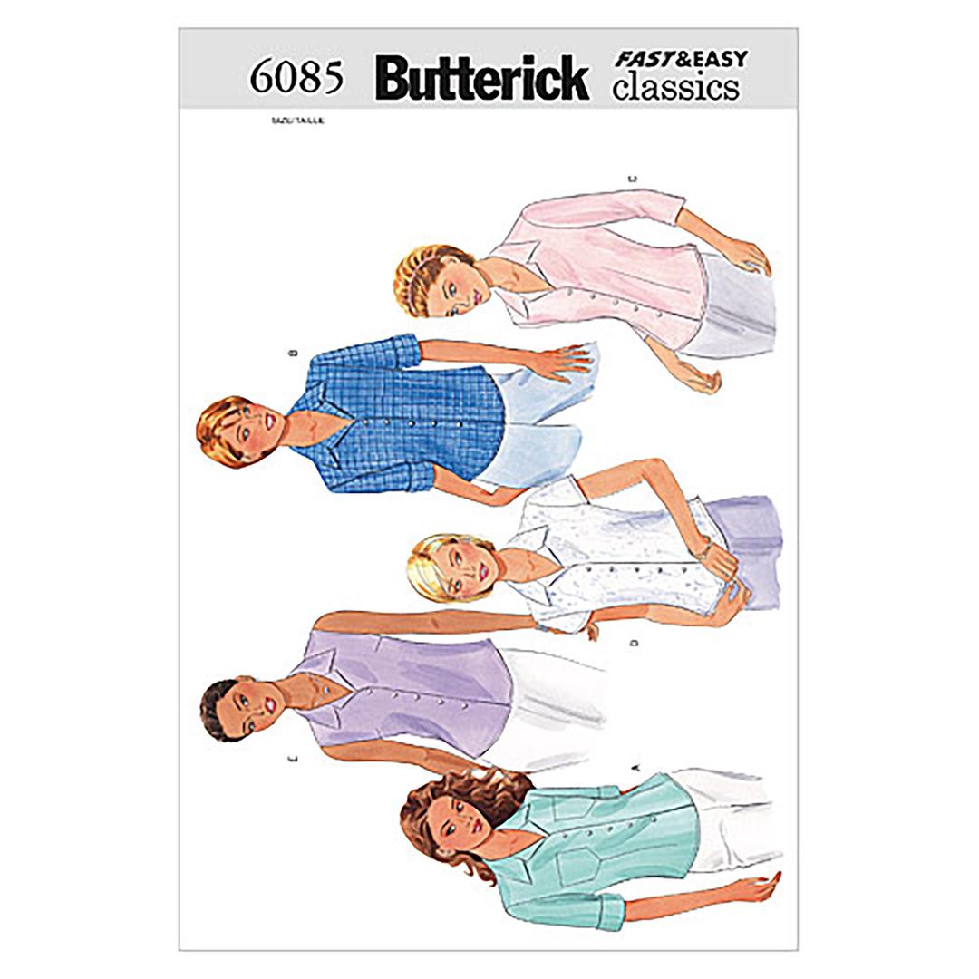 BUTTERICK PATTERNS B6085 Misses'/Misses' Petite Shirt, Size 14-16-18