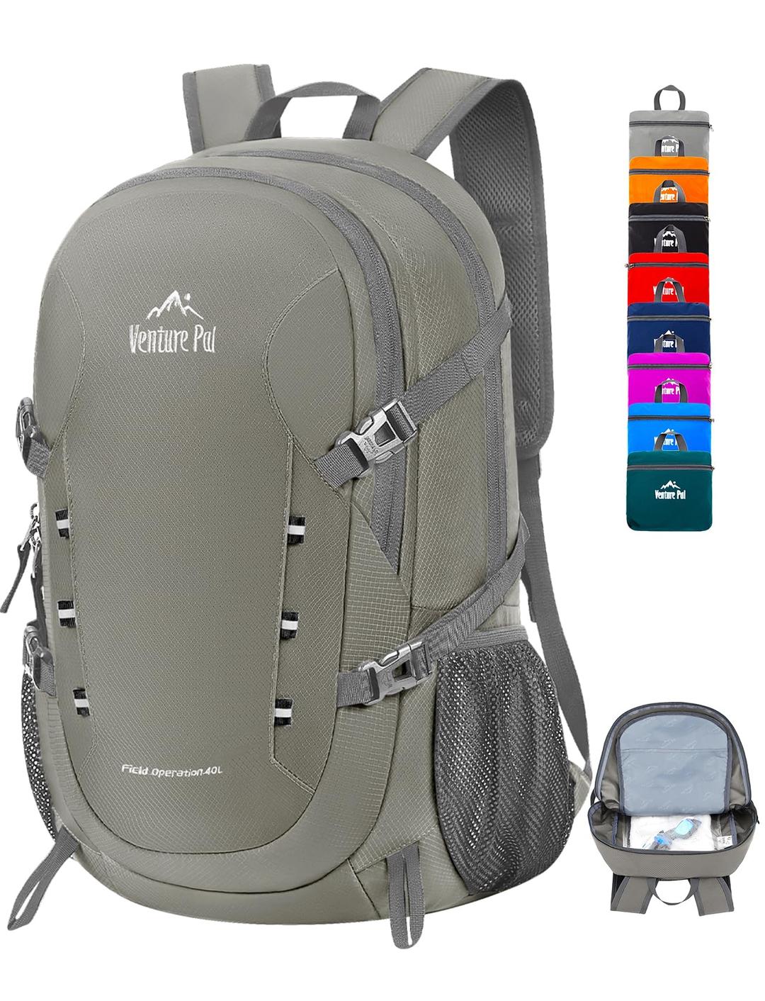 Venture Pal 40L Lightweight Packable Travel Hiking Backpack Daypack