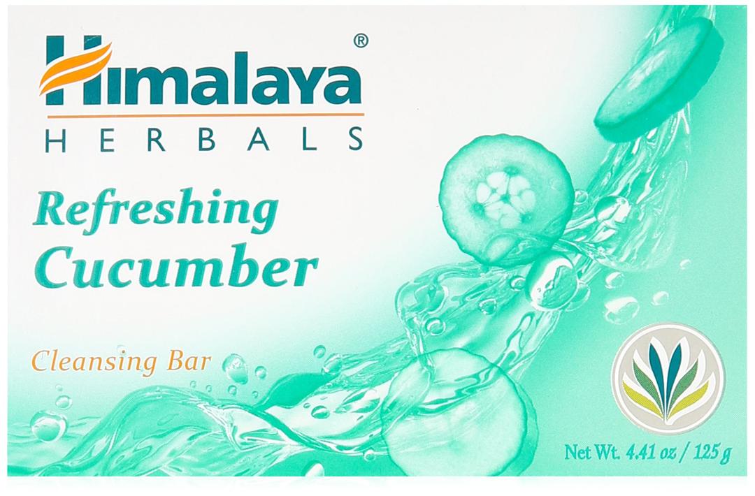 HimalayaHerbal Healthcare Refreshing Cucumber Cleansing Bar, 4.41 Ounce,6 Count