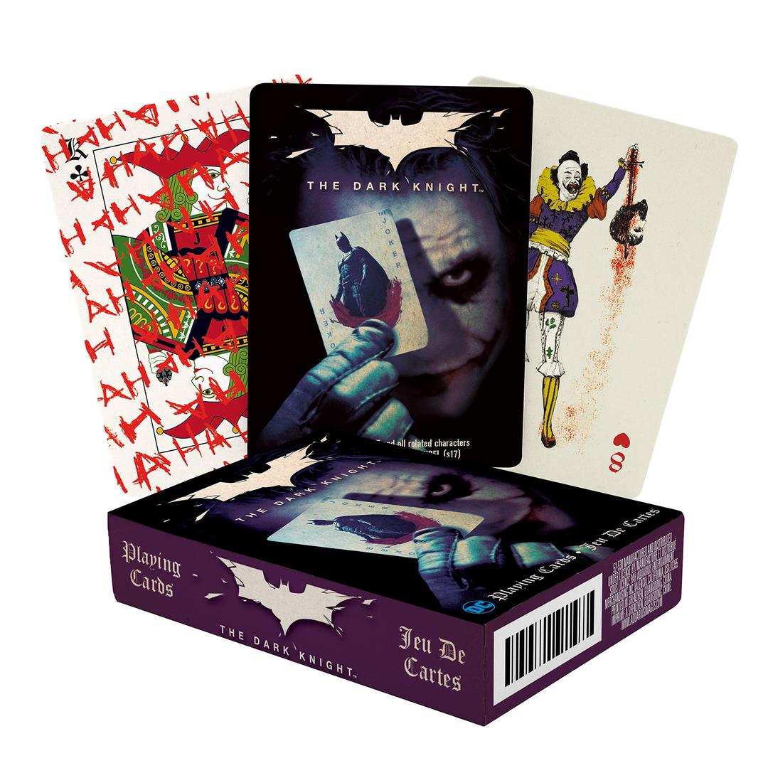 AQUARIUSDC Comics Joker Playing Cards - Dark Knight Joker Themed Deck of Cards for Your Favorite Card Games - Officially Licensed DC Comics Merchandise & Collectibles