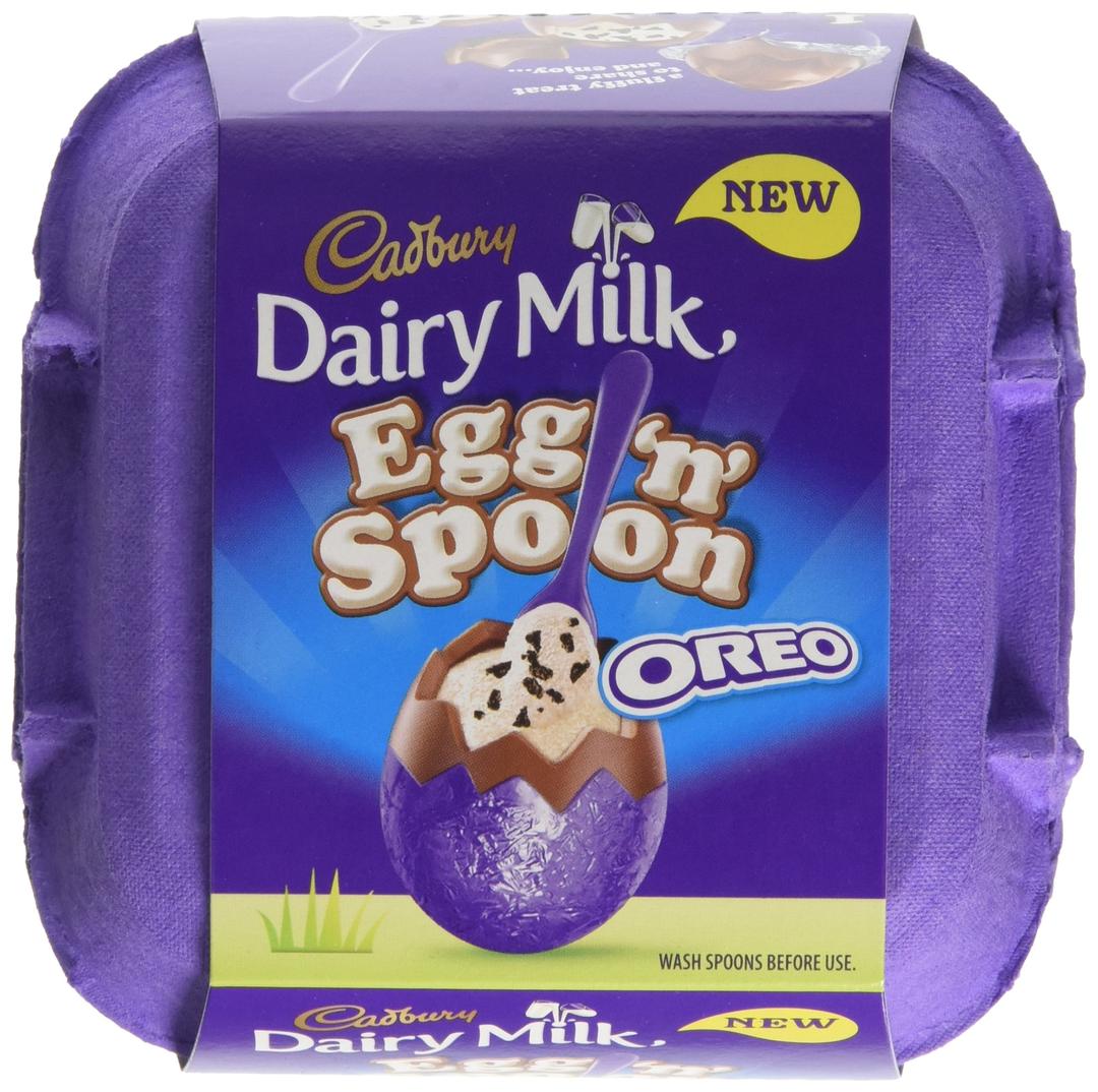 Cadbury Dairy Milk Egg and Spoon Oreo, 136 g Pack of 8