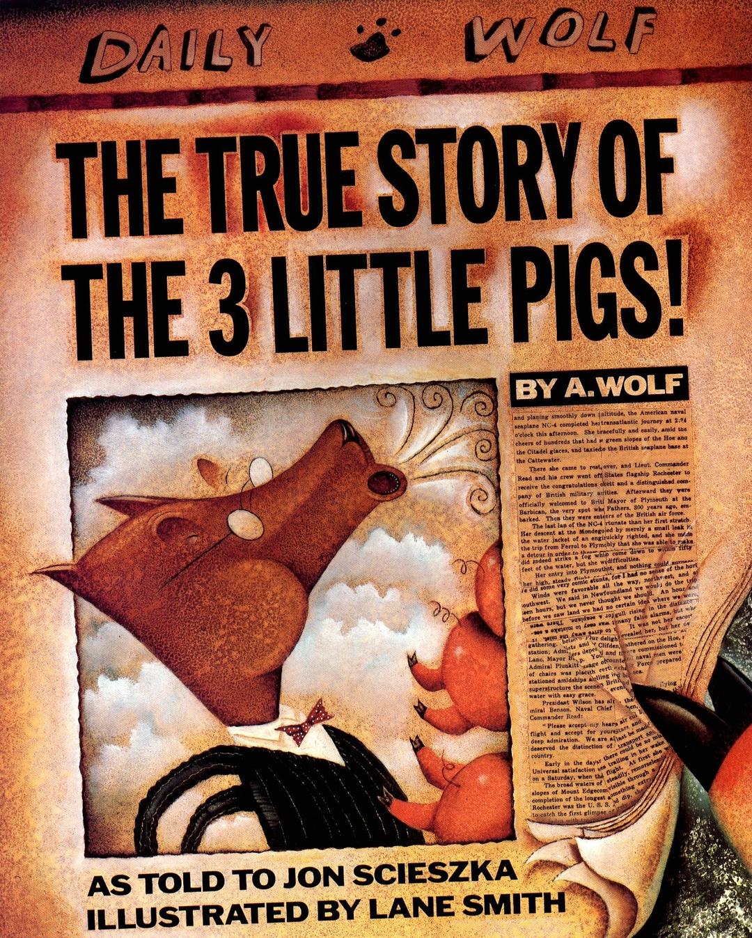 The True Story of the Three Little Pigs Paperback – Picture Book, March 1, 1996