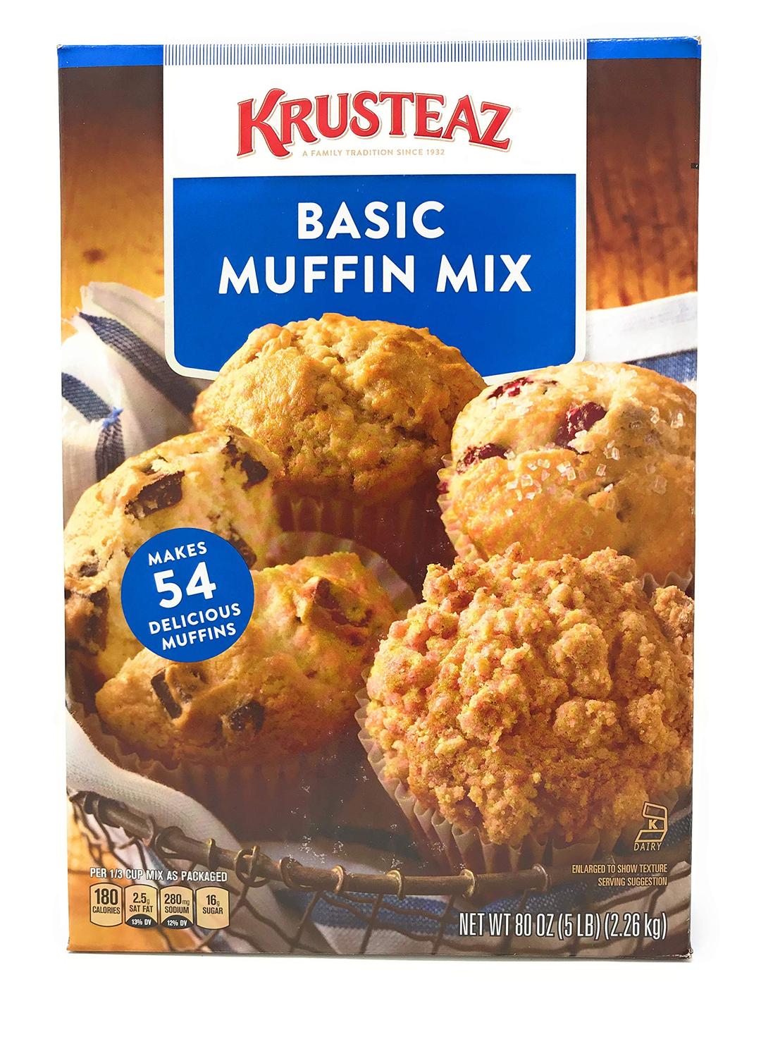 Krusteaz Basic Muffin Mix, 80 OZ