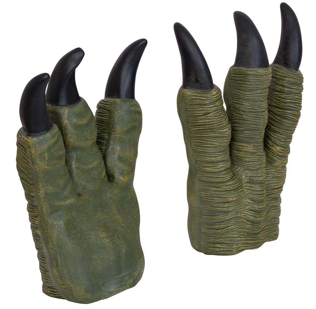 SkeleteenDinosaur Claws Costume Accessories - Velociraptor Pretend Play Dino Paw Gloves Cosplay Accessories for Adults and Kids