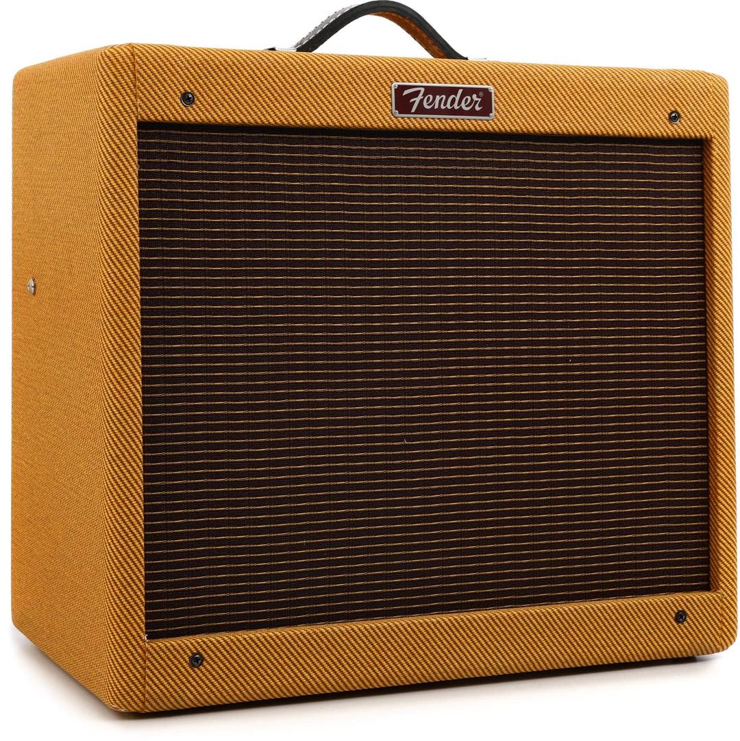 FenderBlues Junior Guitar Amplifier, Lacquered Tweed, with 2-Year Warranty