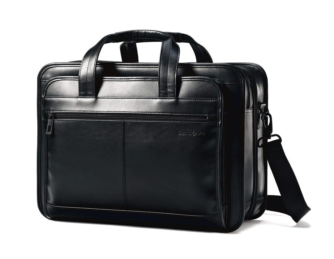 Samsonite Leather Expandable Briefcase