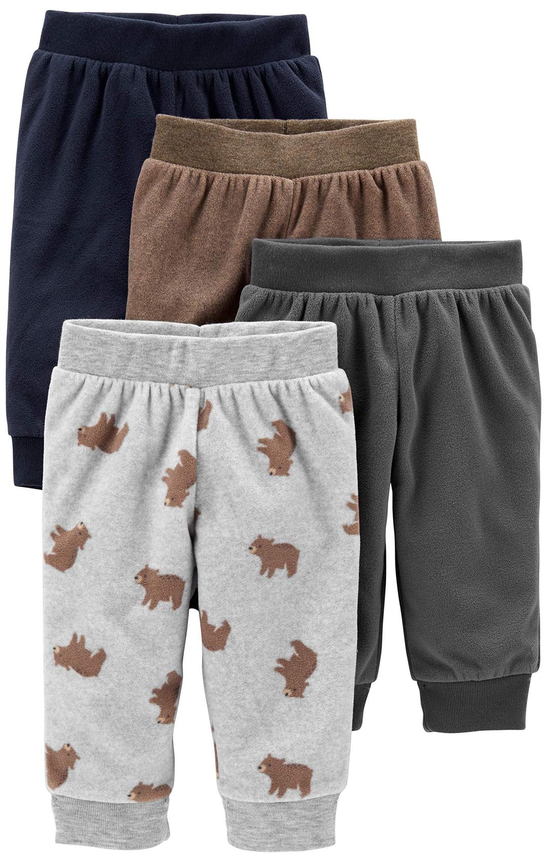 Simple Joys by Carter'sBaby 4-Pack Fleece Pants