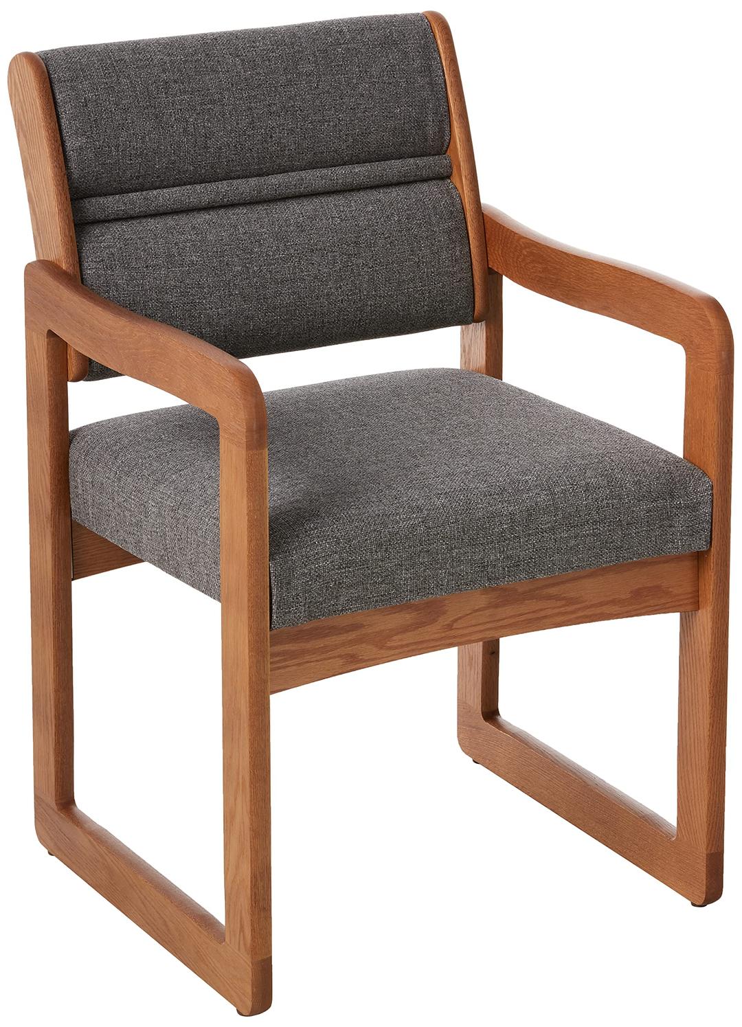 Wooden Mallet Valley Guest Chair, Arms, Medium Oak