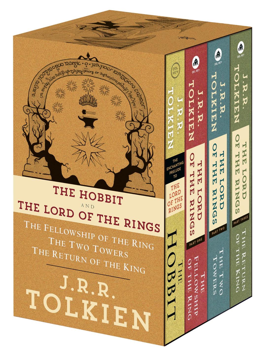 J.R.R. Tolkien 4-Book Boxed Set: The Hobbit and The Lord of the Rings Mass Market Paperback – Box set, September 25, 2012