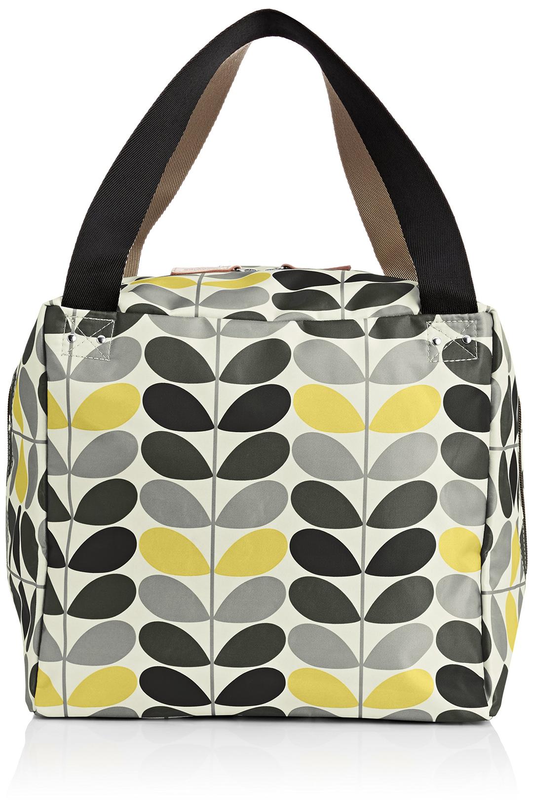 Orla Kiely Tonal Stem Print Large Box Bag, Storm