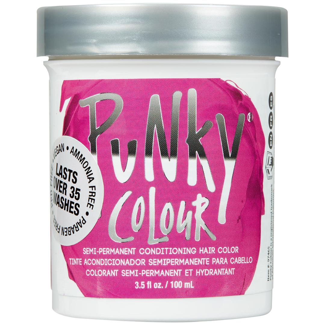 PunkyFlamingo Pink Semi Permanent Conditioning Hair Color, Non-Damaging Hair Dye, Vegan, PPD and Paraben Free, Transforms to Vibrant Hair Color, lasts up to 40 washes, 3.5oz